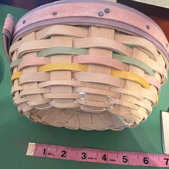 Longaberger 2001 White-Washed Small Easter White-Washed Set 🐣 - Picture 4 of 15